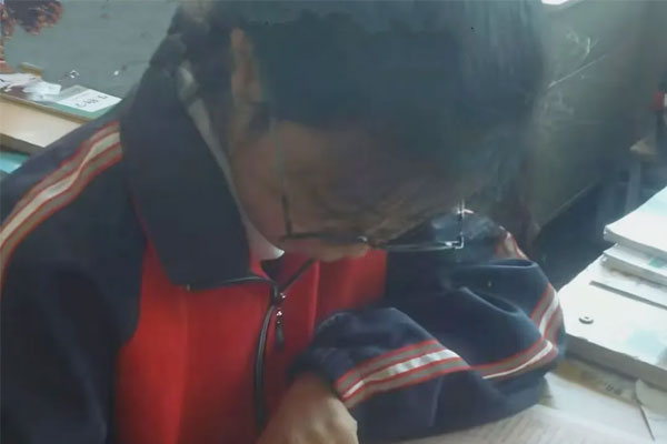 张丽(化名)高二努力学习 张丽(化名)高二努力学习